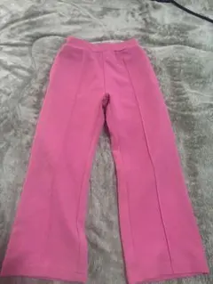 120cm ピンク フレアパンツ