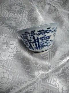 竹模様の湯飲み茶碗４５客