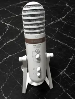 AG-01 コンデンサーマイク ホワイト YAMAHAの配信用USBコンデンサーマイクAG01をご紹介いたします。