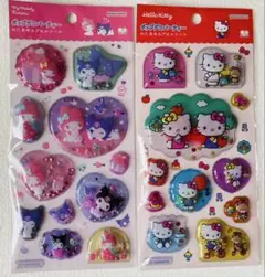 【新品未開封】ハローキティ・マイメロディ&クロミのシール・スタバステッカーおまけ