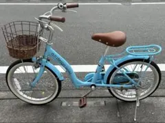 子供用自転車 18インチ スカイブルー【さいたま市付近受渡し限定】のサムネイル