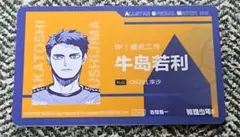 ハイキュー!! クロニクル 中国版 特典 キャラカード 牛島若利 - メルカリ
