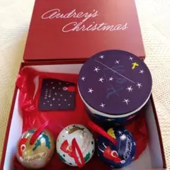 AUDREYオードリスペシャル缶（空き缶) ＋オーナメント3個
