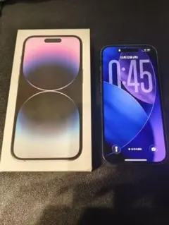 良好　iPhone14pro 256GB ディープパープル SIMフリー