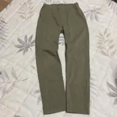 無印良品　カーキロングパンツ130