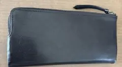 美品！niuhans ニュアンス カーフレザーポーチ A5サイズ ブラック 