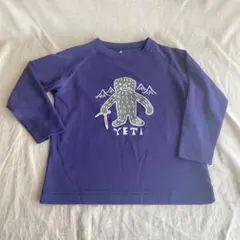 ☆モンベル　100キッズロングTシャツ☆ノースフェイス　パタゴニア　イエティのサムネイル