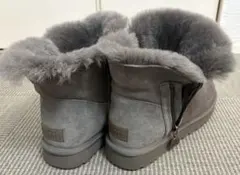 UGG ムートンブーツ グレー 26cm サイドジップのサムネイル