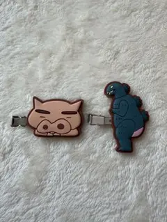 【セット売り】クレヨンしんちゃん　カプセルヘアクリップ3
