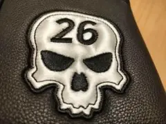 PXG スカル26 マレット パターカバー ブラック マジックテープ開封式