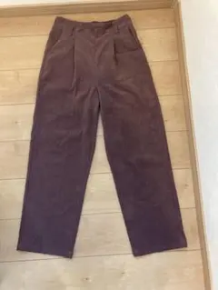 パープル カジュアルパンツ Mサイズ