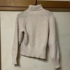 UNIQLO U タートルネックニット L アイボリー色