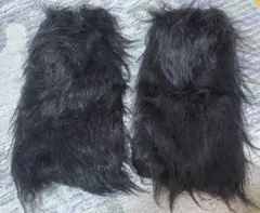 黒いレッグウォーマー