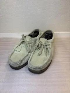 Clarks Originals Wallabee ベージュ スエードのサムネイル