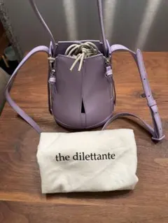 the dilettante ショルダーバッグ パープル - メルカリ
