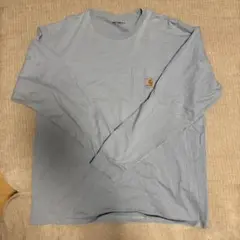 Carhartt 長袖Tシャツ Lサイズ ライトブルー