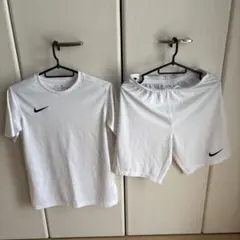 Nike DRI-FIT ホワイト Tシャツ ショーツ セット L