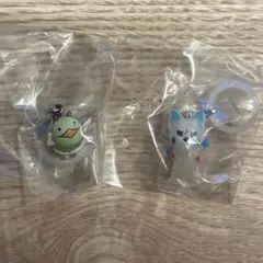 おじゃる丸　めじるしアクセサリー　2個セット　電ボ　オコリン坊