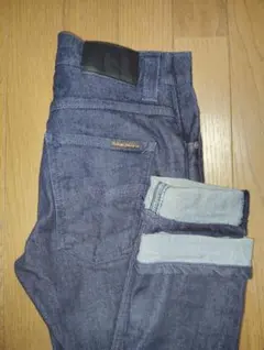 Nudie Jeans coメンズ　スキニーデニム 濃紺イタリア製のサムネイル