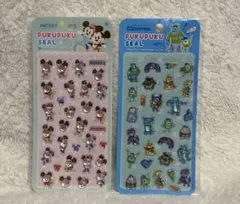 プクプクシール2シート　ミッキーミニー＆モンスターズインク