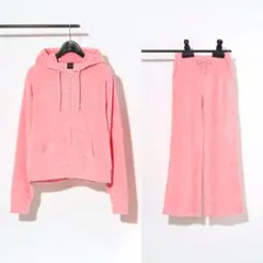 BLACKPINK ベロアジップアップフーディー PINK ピンク