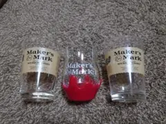 Maker's Mark ウィスキーグラス 3個セット ペアグラス　ロック