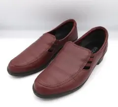 【24cm 日本製】ecco コンフォートシューズ バーガンディのサムネイル
