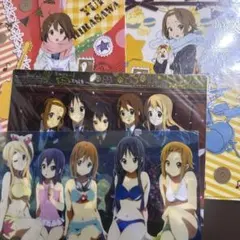 けいおん！　４点　ミニクリアポスター　クリアファイル　未使用　特典　非売品