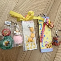 くまのプーさん エンジェルプー　キーホルダー　アニマル　缶バッジ ピグレット