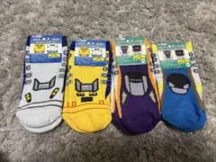靴下 キッズ ソックス　新幹線シリーズ　13〜16cm 子供　男の子　 4足