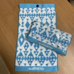 SHIMANO 今治タオル 2枚組　景品 フック付きミニタオル
