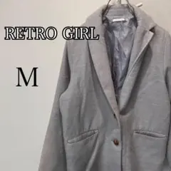 RETRO GIRL レトロガール　チェスターコート　M グレー　冬