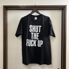 supreme SHUT THE FUCK UP ブラック Tシャツ - メルカリ