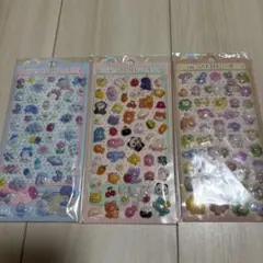 【3枚セット】ぷっくり3Dシール