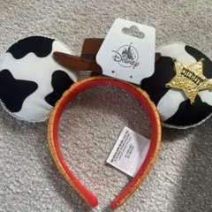 新品タグ付　香港ディズニー ウッディ カチューシャ　トイストーリー