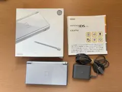 ニンテンドーDSLite グロスシルバー 本体 箱付き -0877