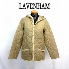 MY2904■LAVENHAM■ラベンハム キルティングジャケット ベージュ36