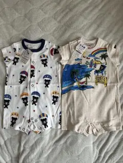 ダブルビー　ロンパース 2点セット