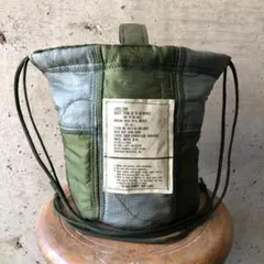 【HB2011】６０cmショルダー パッチワークリメイクペイシェントバッグ　巾着