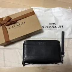 本日限定お値引き！COACH/コーチ ダブルジップ　二層式 トラベルウォレットのサムネイル