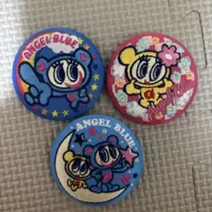 ナルミヤキャラクターズ　刺繍缶バッジ　エンジェルブルー　まとめ売り