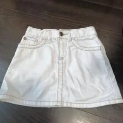 Gap ホワイト デニムスカート　サイズ120