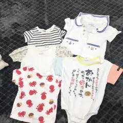 80センチ 女の子夏服 まとめ売り　Tシャツ ズボン ロンパース