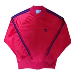 80s USA製 adidas ATP トラックジャケット 赤 M YONCE