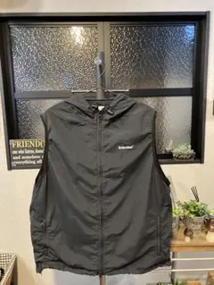 BrokenBase ナイロンフードベスト　【M】 オーバーサイズ　Ｌ〜ＸＬ相当