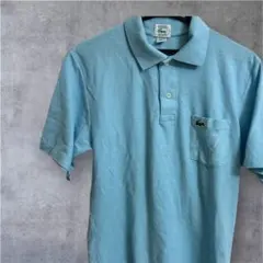 ラコステ ポロシャツ 半袖 刺繍ロゴ ワンポイント 胸ポケット