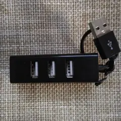 【新品】USBハブ 4ポート 黒CE規格