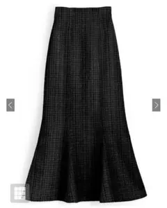【完売品】GRL ラメチェックツイードマーメイドスカート［dk1080］