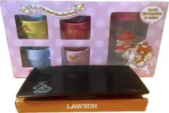 ロ棚袋　リラックマワンダーランドスタッキングカップ 4個セット長方形プレートお皿