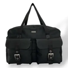グッチ 大容量ボストンバッグ 　トラベルバッグ 　ナイロン×レザー　ブラック 2026年最新】GUCCI メンズ ボストンバッグ・旅行用バッグの人気